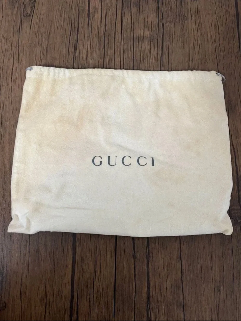 Gucci Red Monogram Shoulder Bag with Black Trim